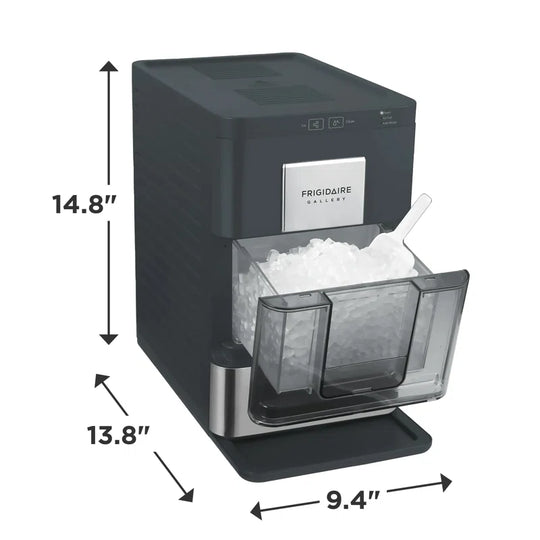 Gallery, 33 Lbs. Countertop Ice Maker, Stainless Steel Accents, Nugget Shaped Ice