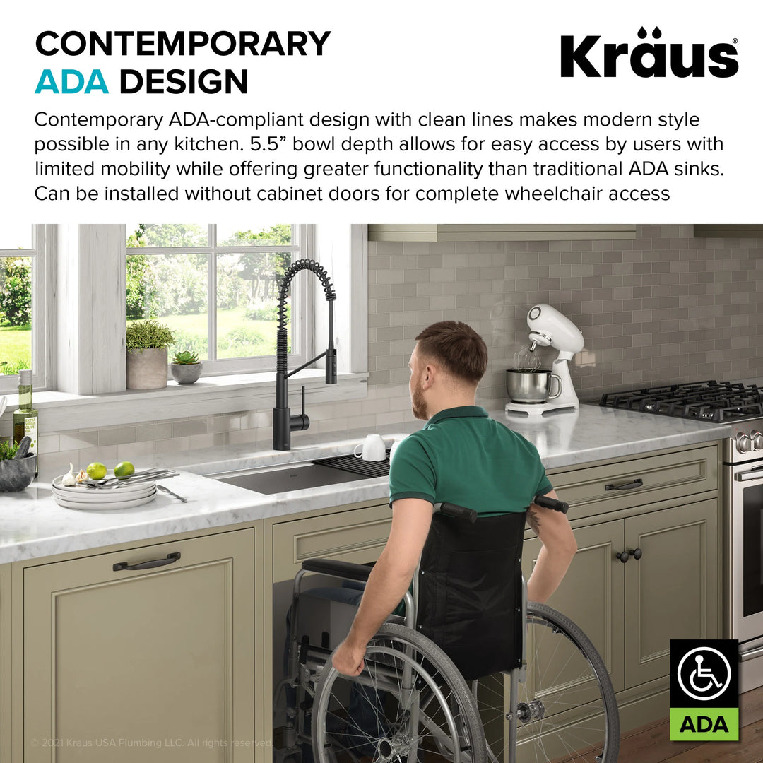 Kore Workstation Undermount Stainless Steel Kitchen Sink