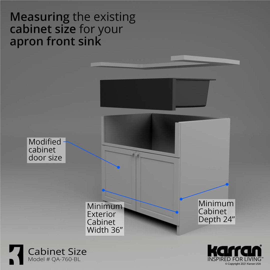 Farmhouse/Apron-Front Quartz Double Bowl Kitchen Sink
