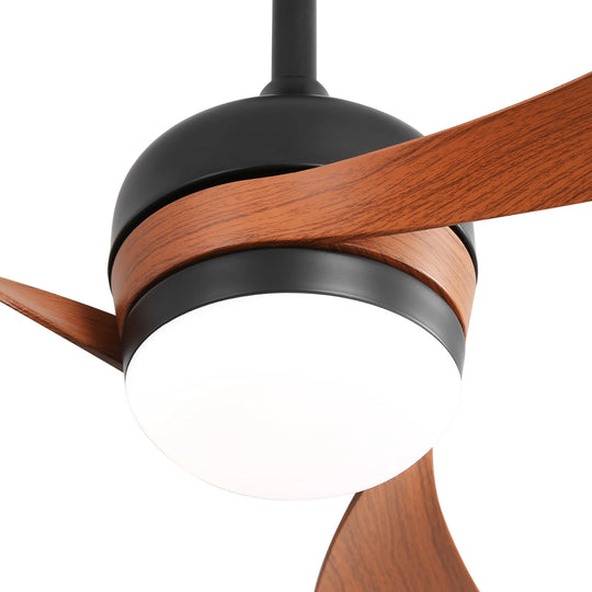 Sofucor 52/60 Inch Ceiling Fan with Integrated LED Light and Remote Control Quiet DC Motor