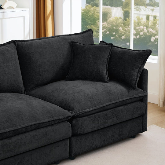 Modular Sectional Sofa, 102 Inch L Shaped Couch Set for Living Room