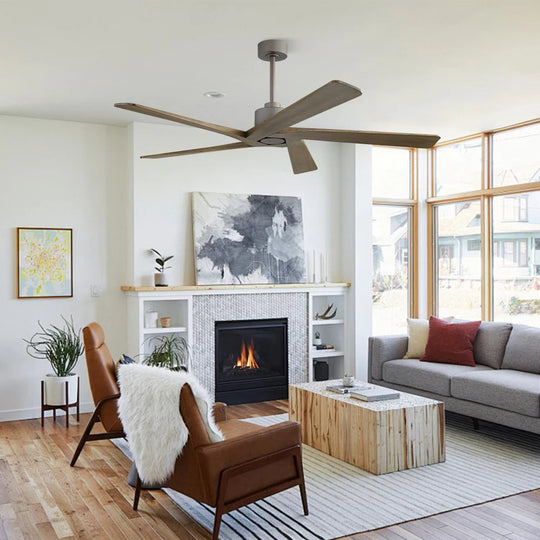 54 Inch DC Motor Indoor Ceiling Fan without Lights