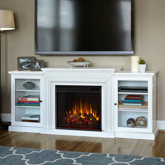 Frederick 72" Electric TV Stand Fireplace by