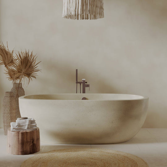 Avalon Nativestone Freestanding Soaking Tub