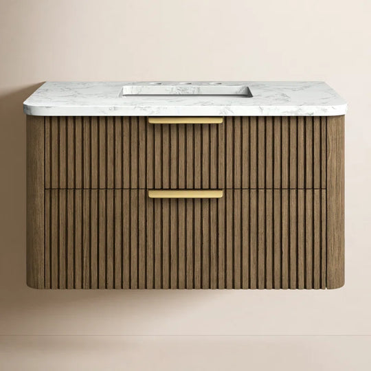 Liljan 36'' Wall-Mounted Single Bathroom Vanity