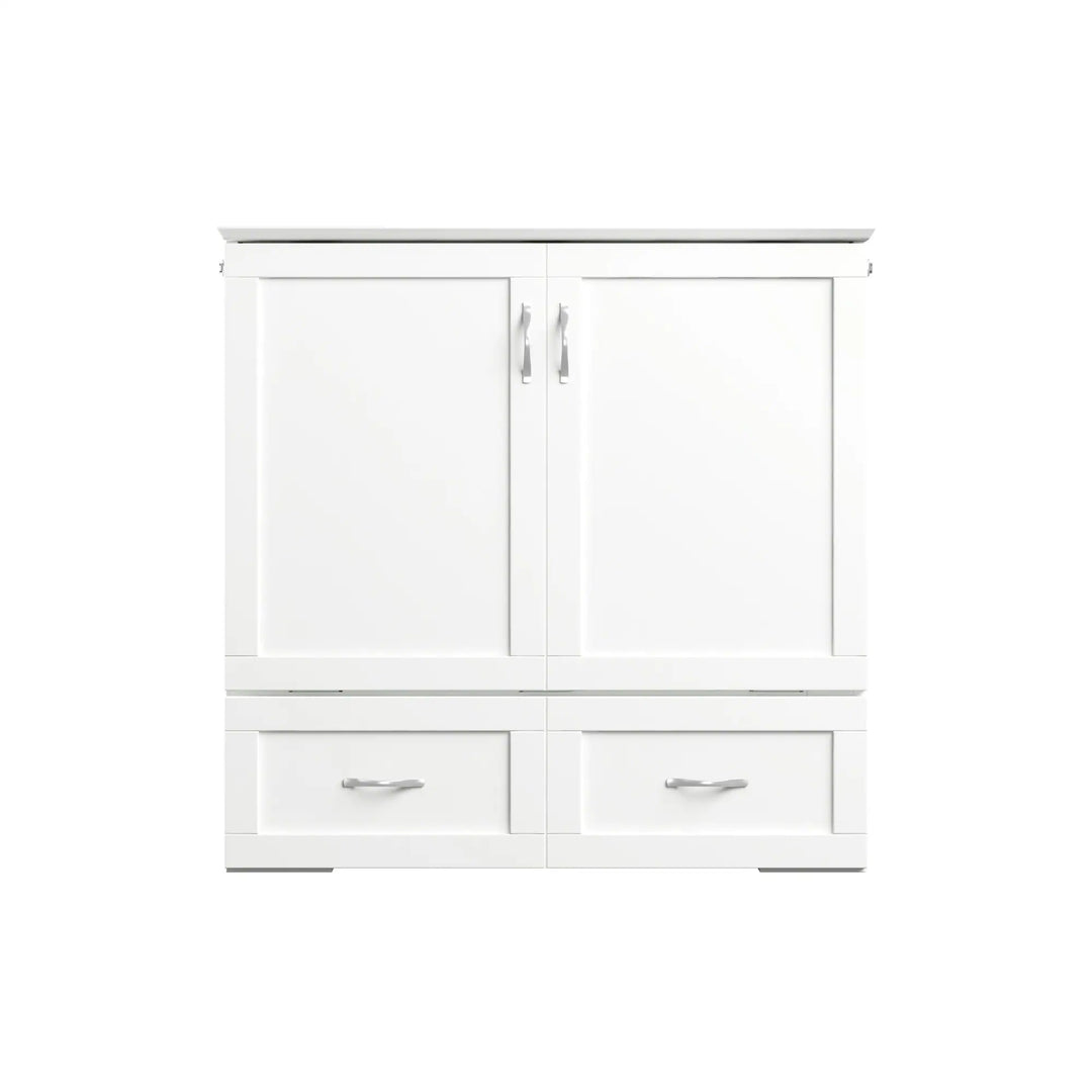Hamilton Murphy Bed Chest with Mattress and Storage Drawer