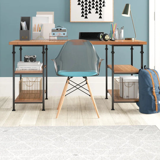 Zona Solid Wood Top Executive Desk