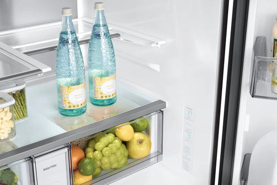 36" Bespoke 4 Door French Door Refrigerator with Beverage Center