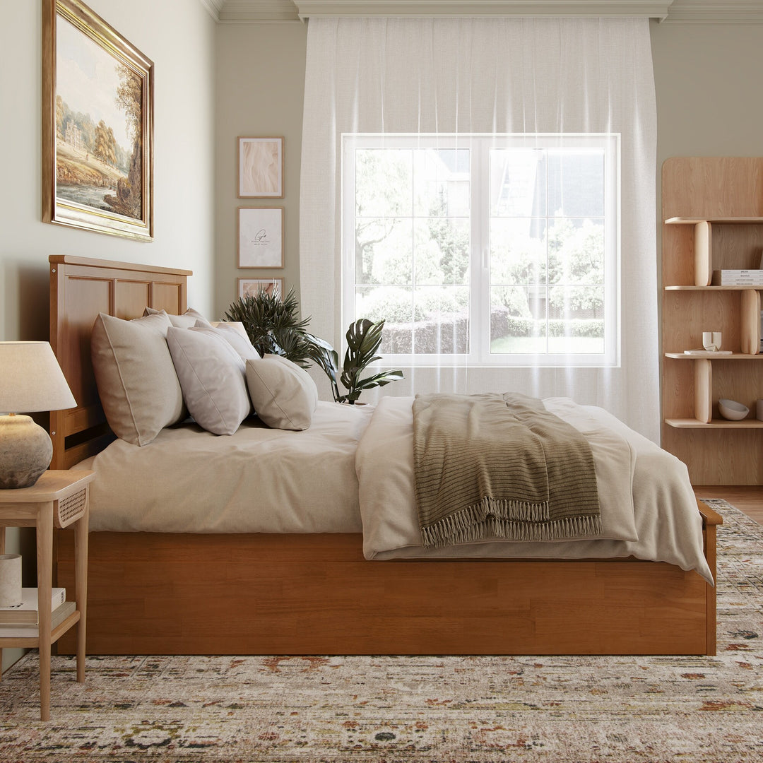 Madison Platform Bed with Matching Footboard & Trundle