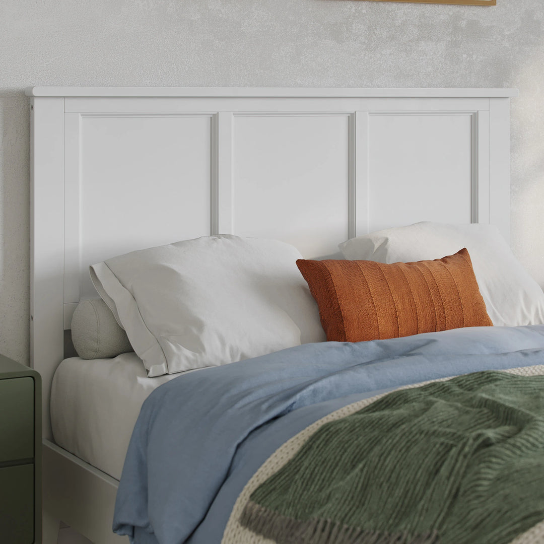 Charlotte Solid Wood Low Profile Platform Bed with Matching Footboard