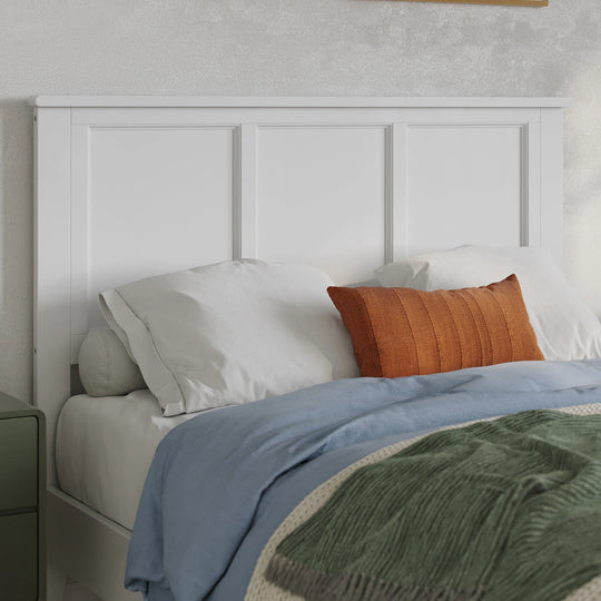 Charlotte Solid Wood Low Profile Platform Bed with Matching Footboard