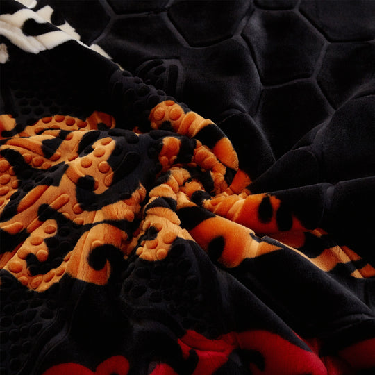 Heavy Korean Mink Fleece King Size Blanket, Christmas Gift for Parents