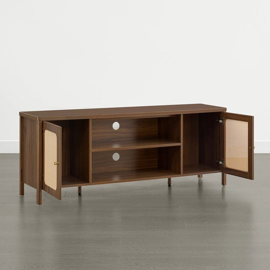 62" Bohemian TV Stand Modern Media Console Entertainment Center