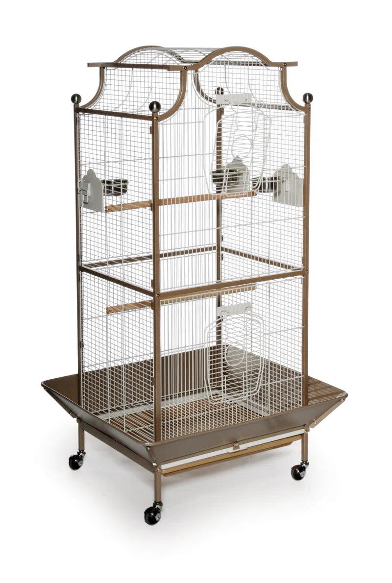 58.5'' Victorian Top Floor Bird Cage with Wheels