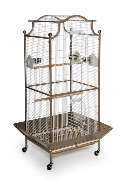 58.5'' Victorian Top Floor Bird Cage with Wheels