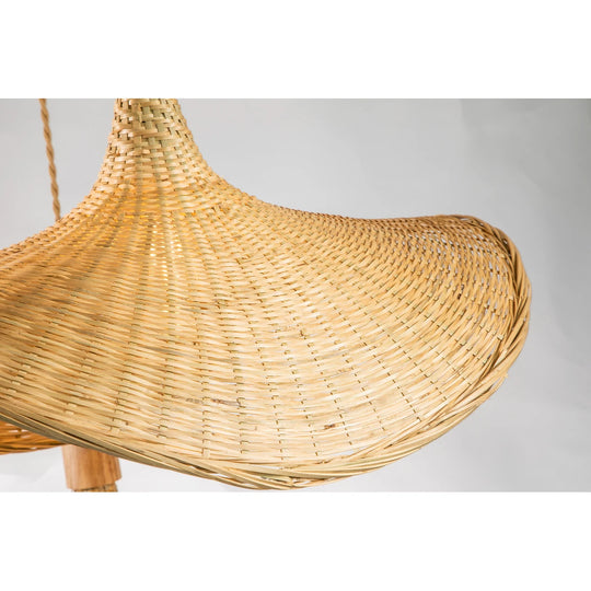 Three Lights Unique Rattan Pendant Light