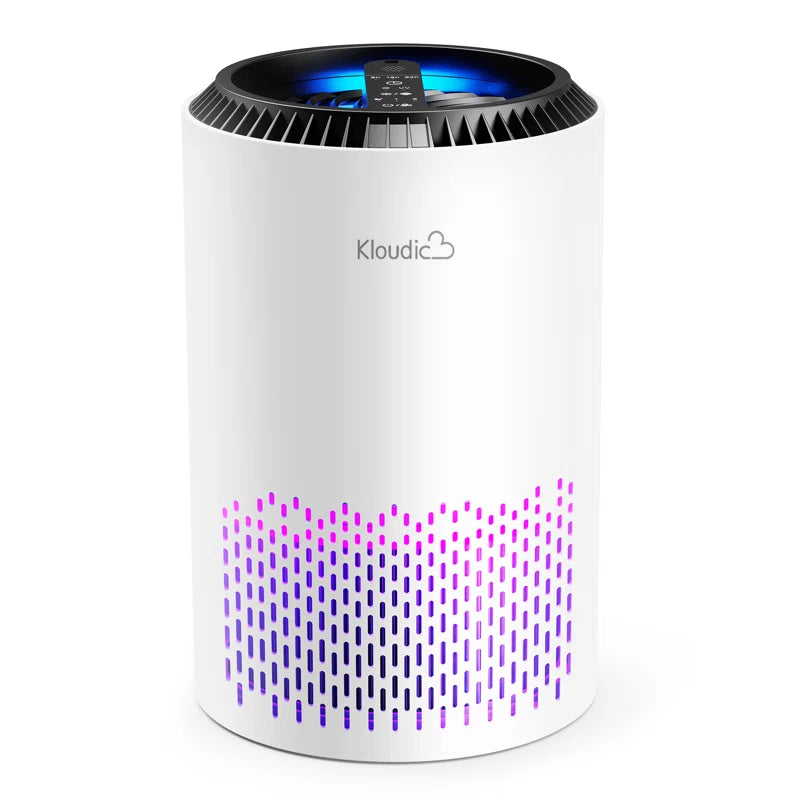 Tabletop Air Purifier for Home Pet Hair, Allergies, 99.9% Removal for Room 215 Sq. Ft