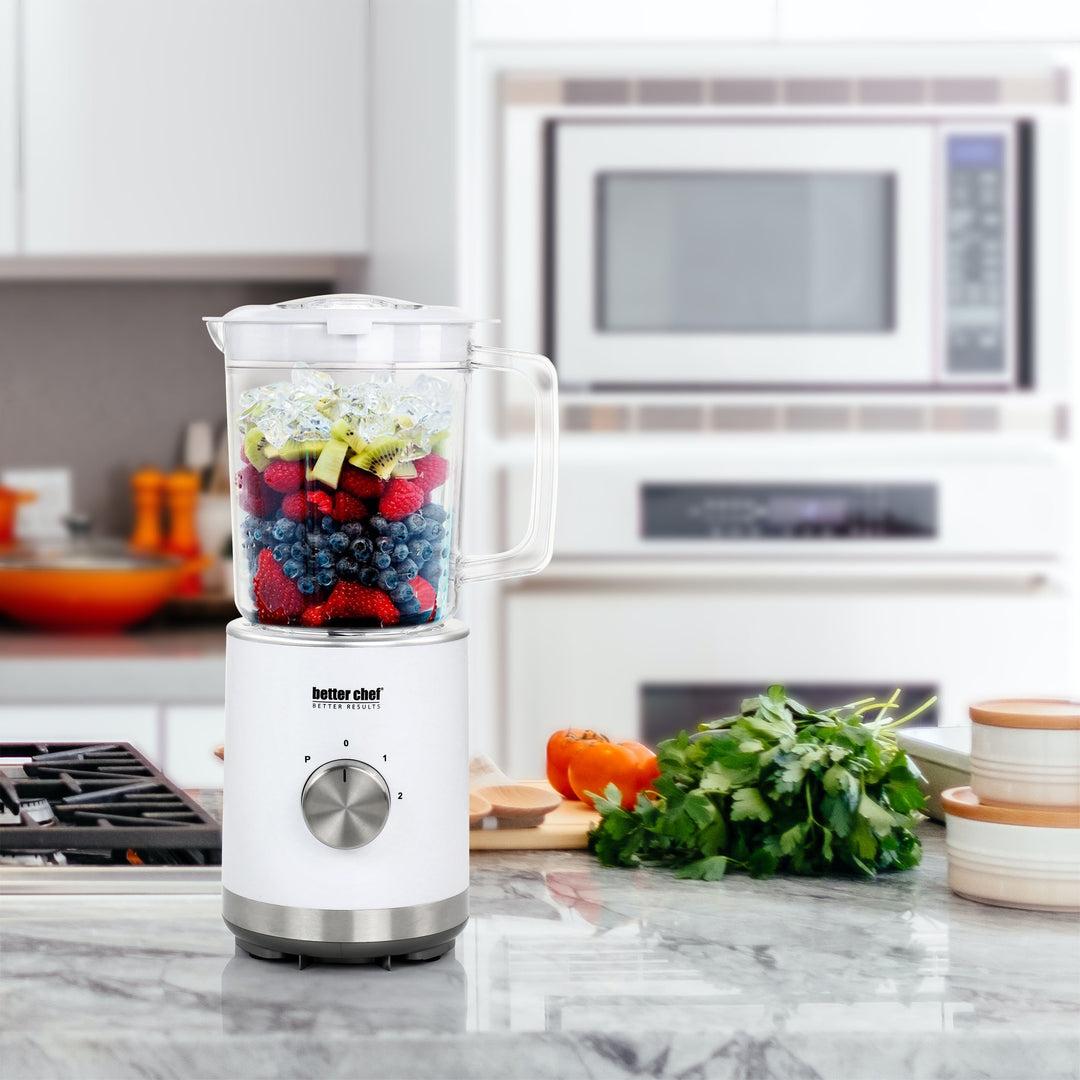 3 Cup Compact Blender in White