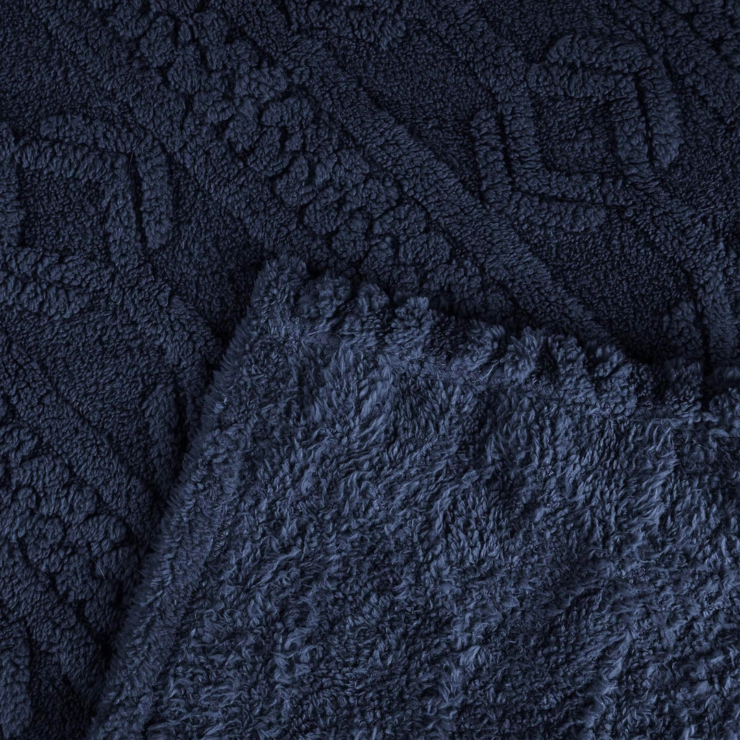 Arctic Boho Jacquard Plush Fluffy Fleece Blanket