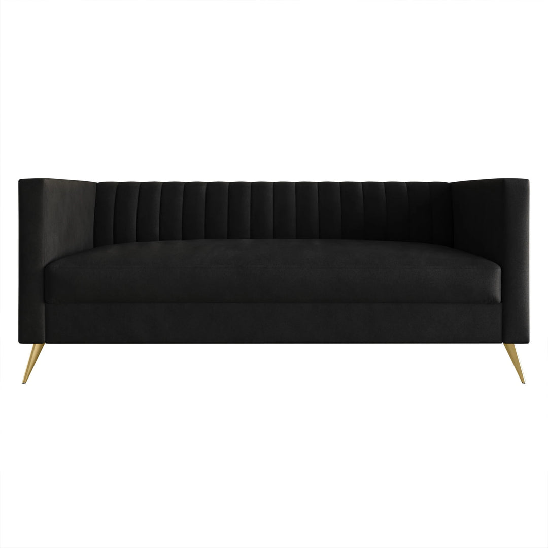 Clayfell Weiss Velvet Square Arm Chair/ Loveseat/ Sofa