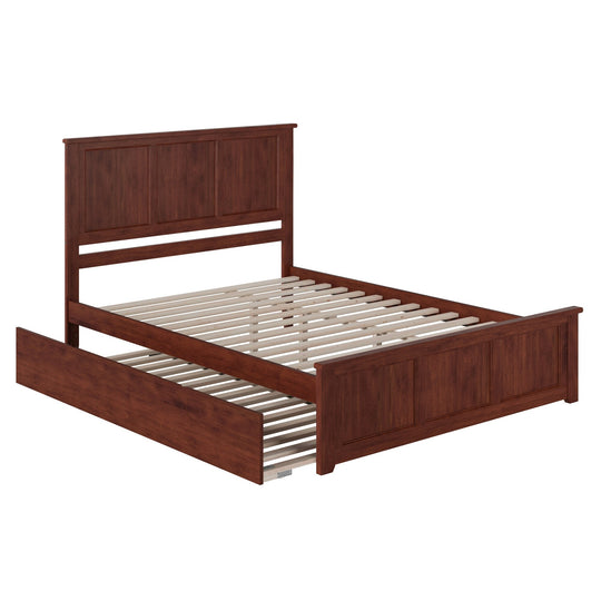 Madison Platform Bed with Matching Footboard & Trundle