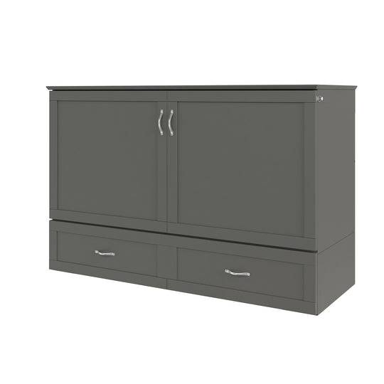 Hamilton Murphy Bed Chest with Mattress and Storage Drawer