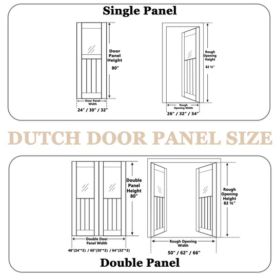 Blackboard Interior Dutch Door Easy-To-Clean Surface without Hardware Included