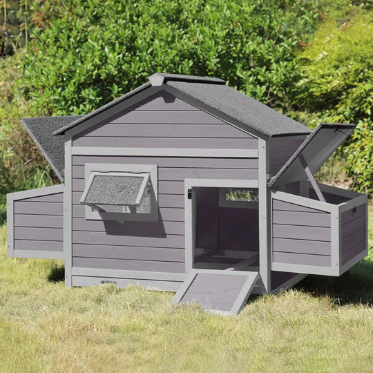 16.8 Square Feet Chicken Coop with Nesting Box
