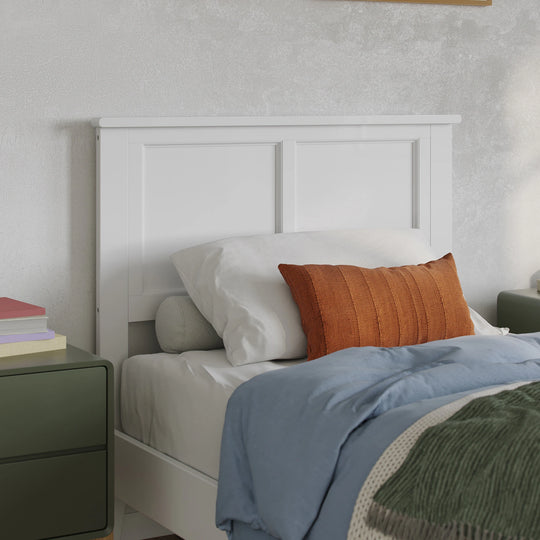 Charlotte Solid Wood Low Profile Platform Bed with Matching Footboard