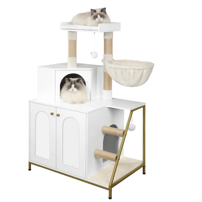 Drelynn Wood Litter Box Enclosure