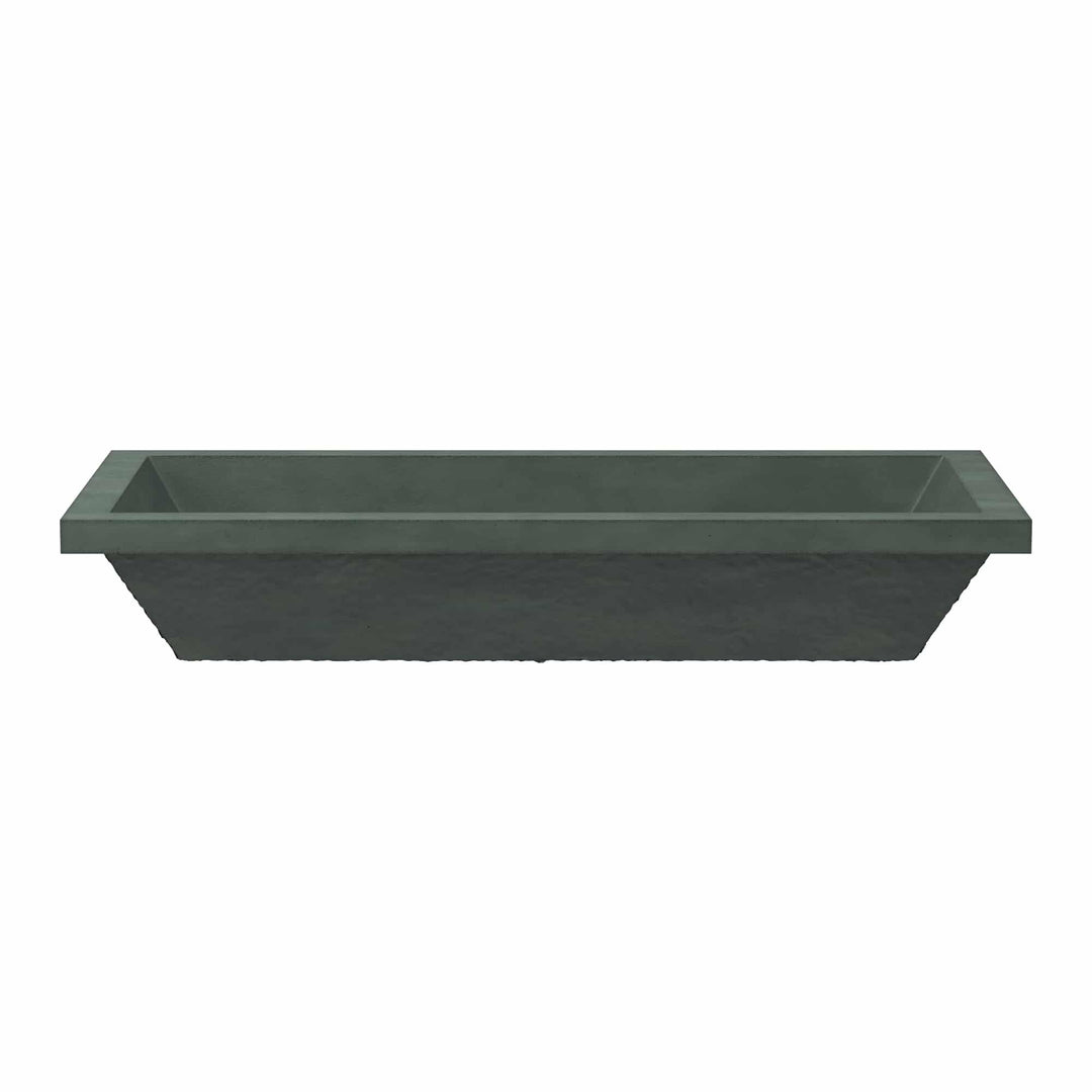 Arcata Nativestone Concrete Undermount Trough Bathroom Sink