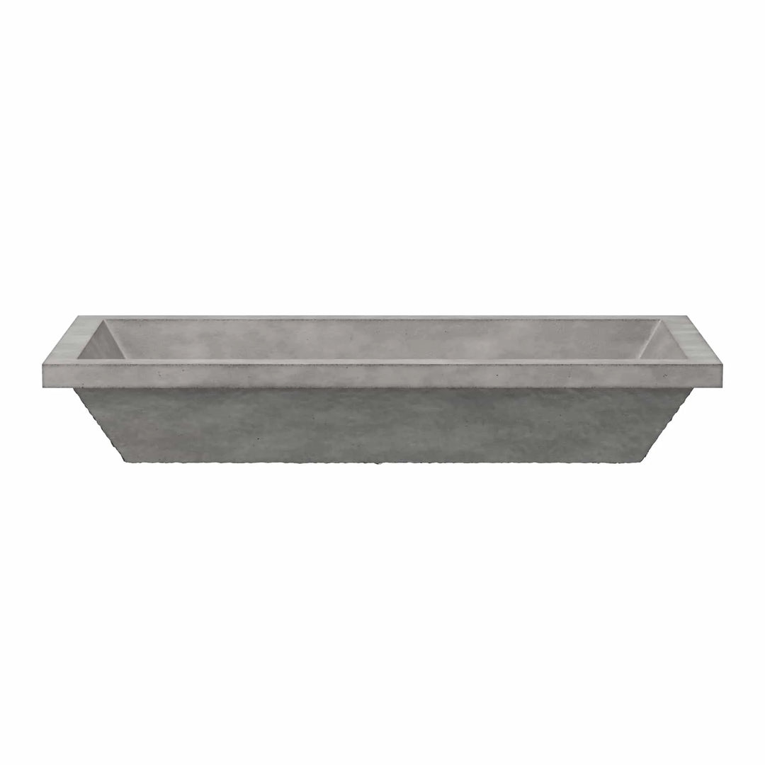 Arcata Nativestone Concrete Undermount Trough Bathroom Sink