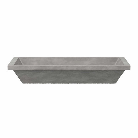 Arcata Nativestone Concrete Undermount Trough Bathroom Sink