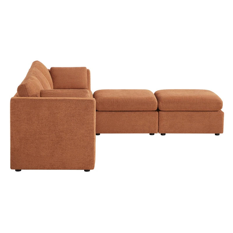 Mia Oversized Modular Sectional Fabric Sofa