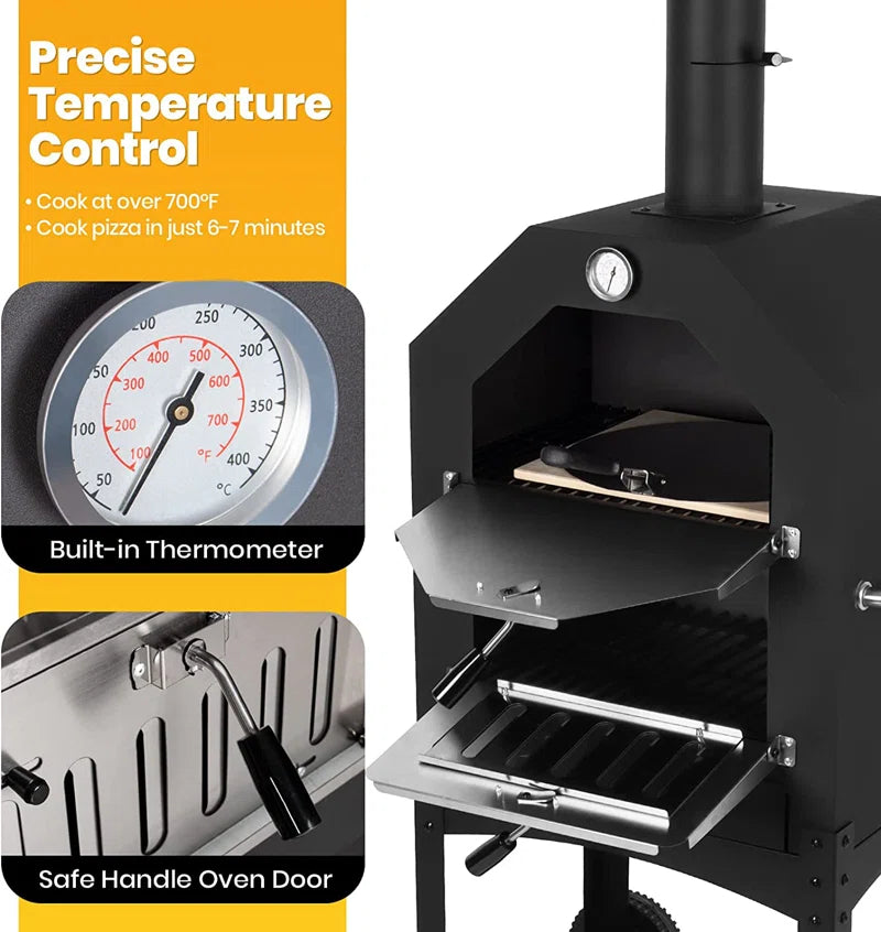 Free Standing Wood Burning Pizza Oven
