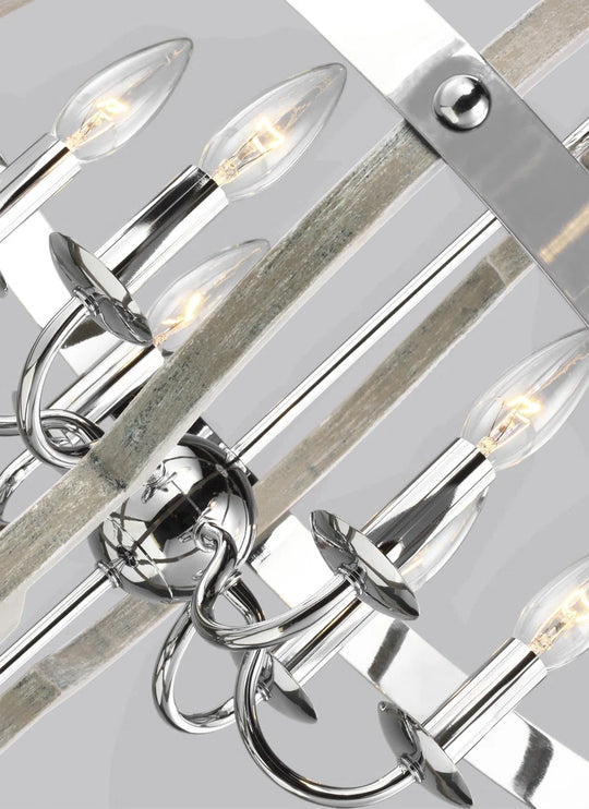 Freemont 4 - Light Dimmable Lantern Geometric Chandelier