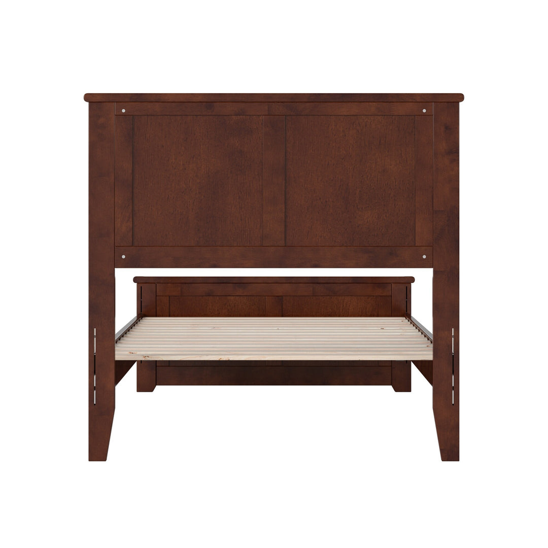 Charlotte Solid Wood Low Profile Platform Bed with Matching Footboard