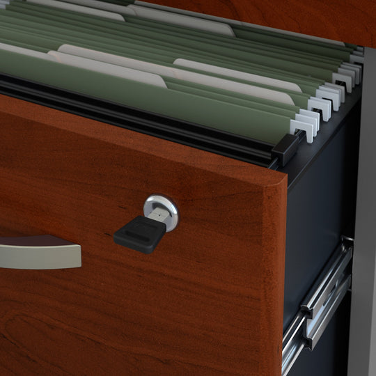 Series C Left Handed L Desk with Drawers by