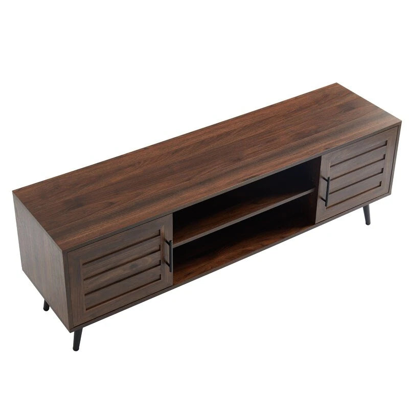 Mid-Century Modern TV Stand for Tvs up to 70" Entertainment Center Media Console - 20.5'' H X 59'' W X 15.5'' D