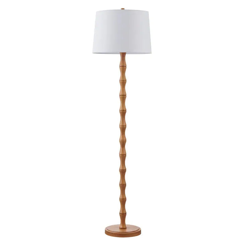 61'' Floor Lamp with Fabric Drum Shade