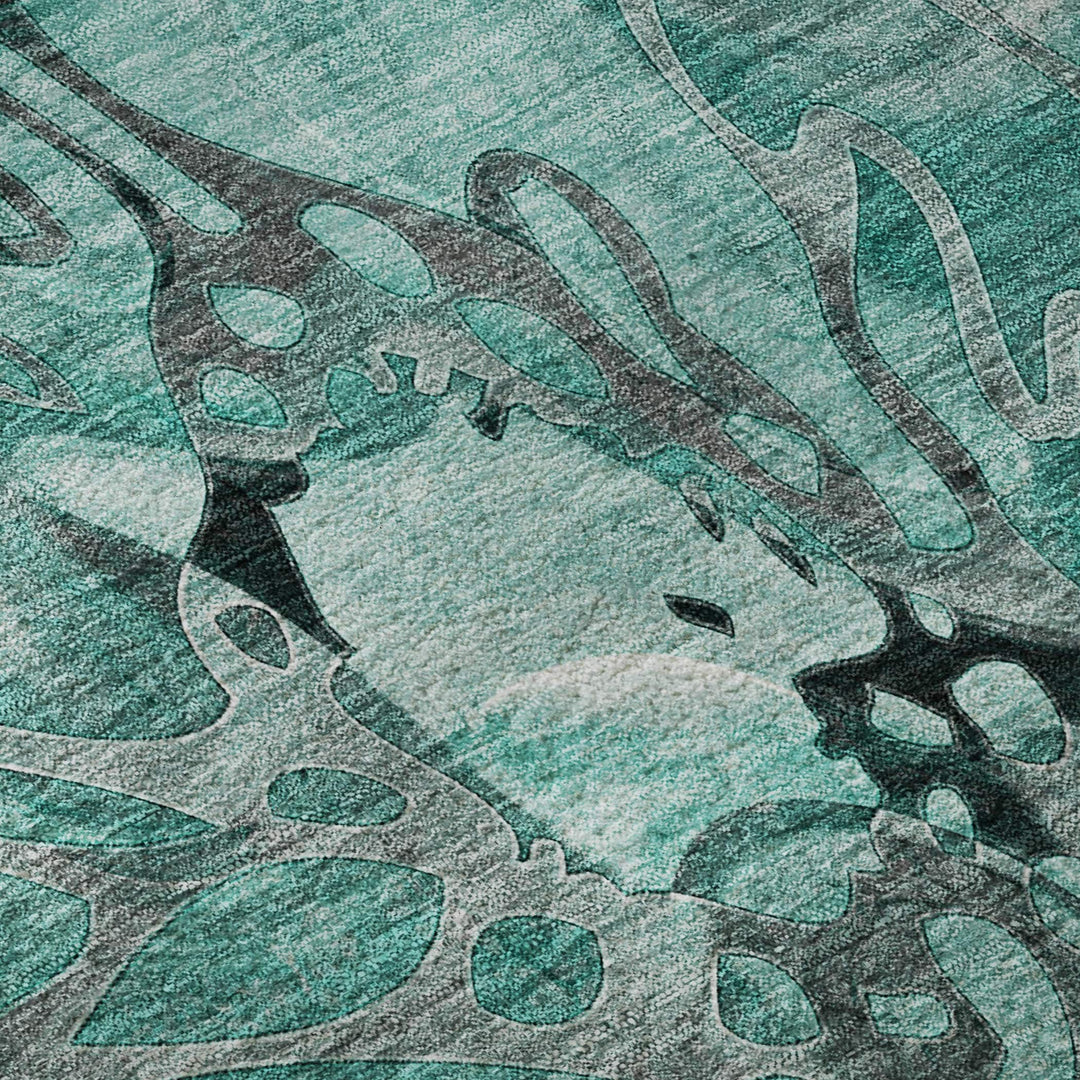 Premium Washable Super Soft Abstract Floral Mayfield Rug