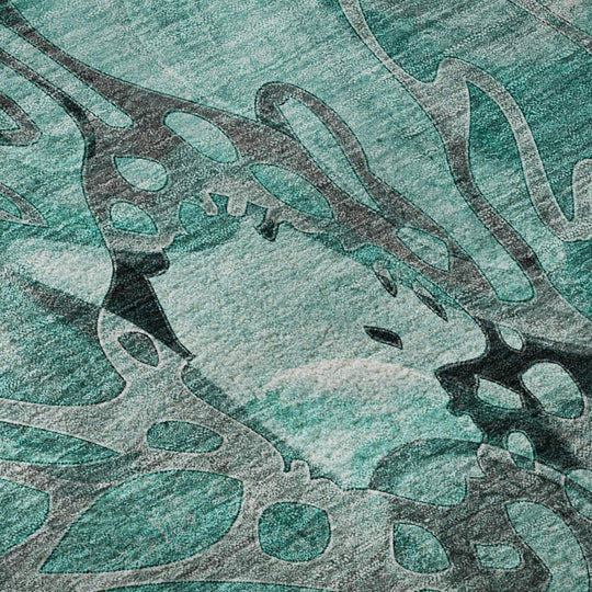 Premium Washable Super Soft Abstract Floral Mayfield Rug