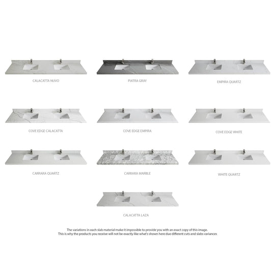 Willow Collection 84 in W X 22 in D X 36 in H Boston Double Bowl Sink Bathroom Vanity with Countertop