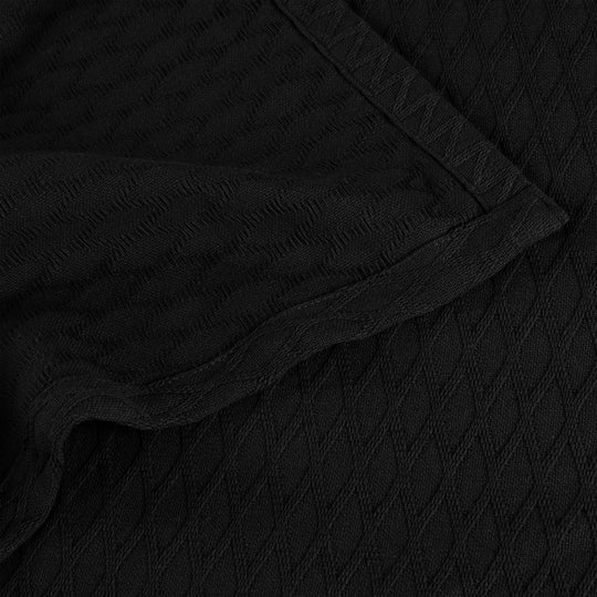 Diamond Weave All-Season Bedding Cotton Blanket