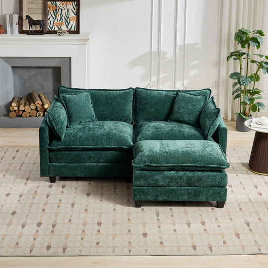 Cloud Sofa Loveseat,Modern Sectional Couch,Comfy Double Layer Upholstered Seat Cushion