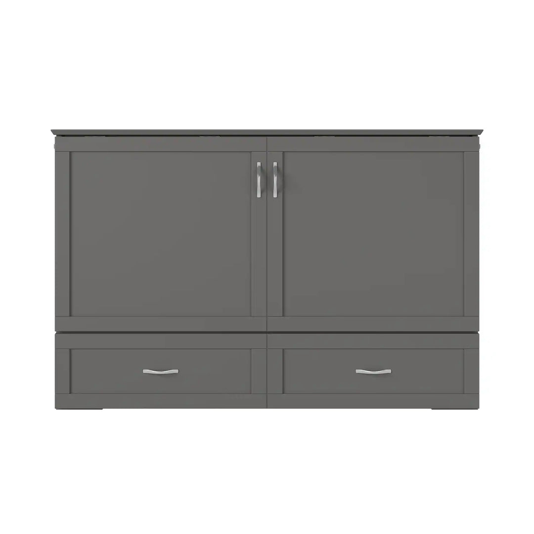 Hamilton Murphy Bed Chest with Mattress and Storage Drawer