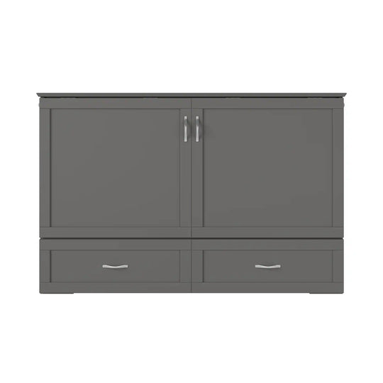 Hamilton Murphy Bed Chest with Mattress and Storage Drawer