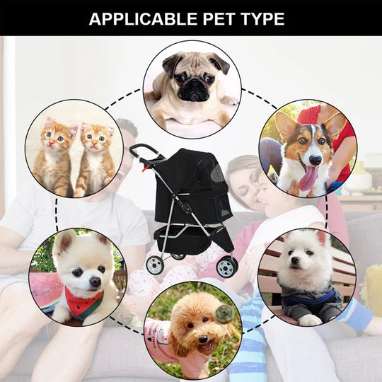 Foldable Pet Stroller