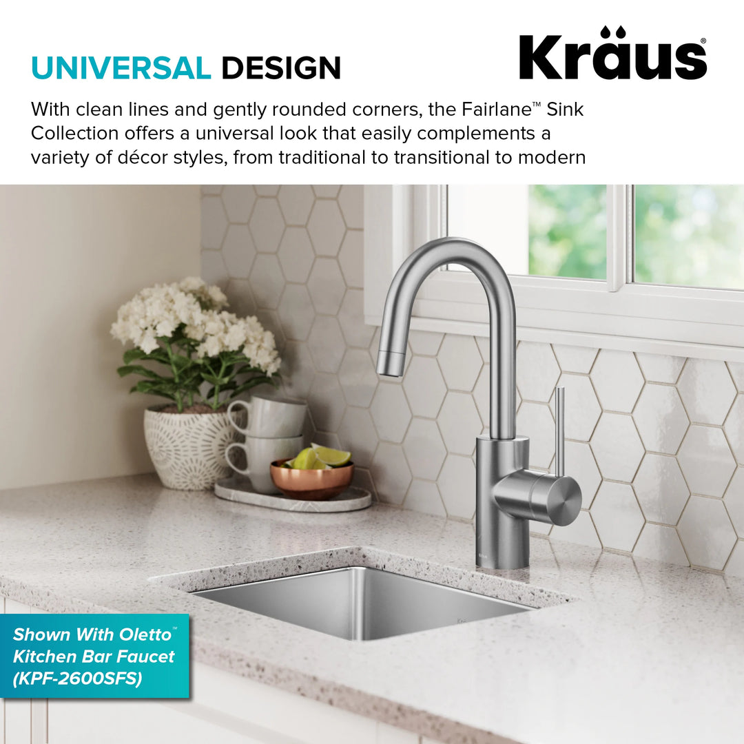 Fairlane Undermount 18 Gauge Stainless Steel Kitchen Sink