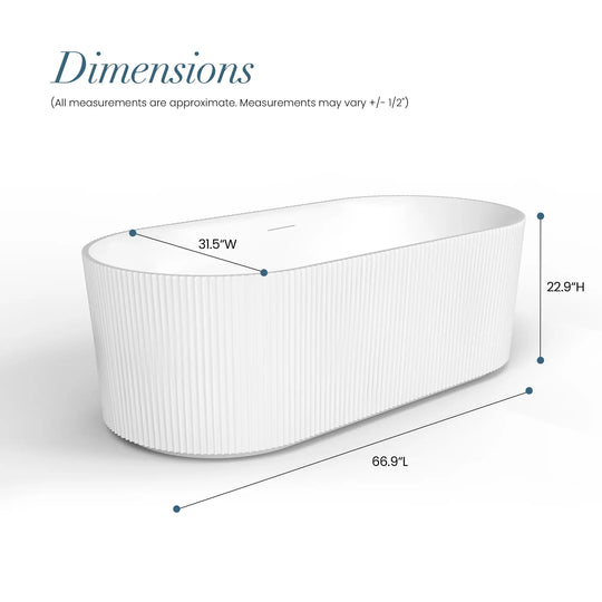 Linyi Freestanding Acrylic Soaking Bathtub